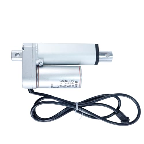 Durlo Actuador lineal eléctrico de alta resistencia, carrera de 50 mm, 24 V CC, 750 N, para sistemas de elevación industriales.