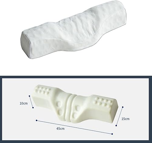Miniatura 2 de Almohada cervical para el cuello para aliviar el dolor de dormir, almohada cervical de espuma viscoelástica para aliviar el dolor de cuello rígido,