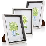 【3 piezas】 Ofrecemos 3 marcos de fotos de para usted. Puedes agregar 3 fotos para decorar tu hogar u oficina.