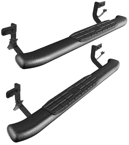 Estribos laterales textura negra para camionetas RAM 2009-2026