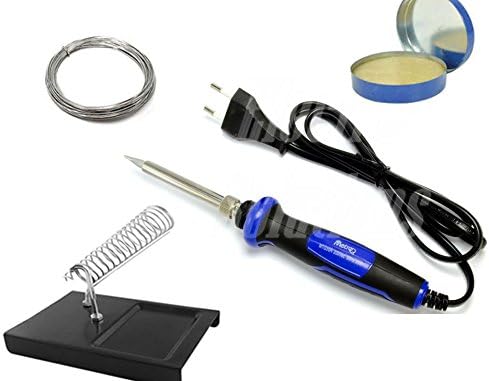 Buyyart Metroq Mtq 40R Soldering Iron 40W or 220V Solder Wire, Stand, Paste