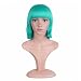 MapofBeauty 12"/30cm Fashion Lady Short Straight Synthetic BoB Cosplay Party Wig (Dark Turquoise)