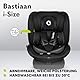 LIONELO Bastiaan i-Size Kindersitz ab Geburt 0-36 kg Isofix Top Tether 360 Grad drehbar Rückwärts Vorwärts Seitenschutz 5-Punkt-Sicherheitsgurte Dri-Seat (Schwarz Carboon)