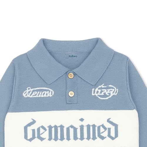 Image of Kidbea Premium Organic Cotton Winter Knitwear Set for Baby Boys | Soft Warm Pullover Sweater & Pant | Classy Comfort Outfit for Infants kids