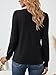 AUTOMET Womens Tops Long Sleeve Shirts Fall Fashion Clothes Henley Dressy Casual Blouses Trendy 2025 Black M
