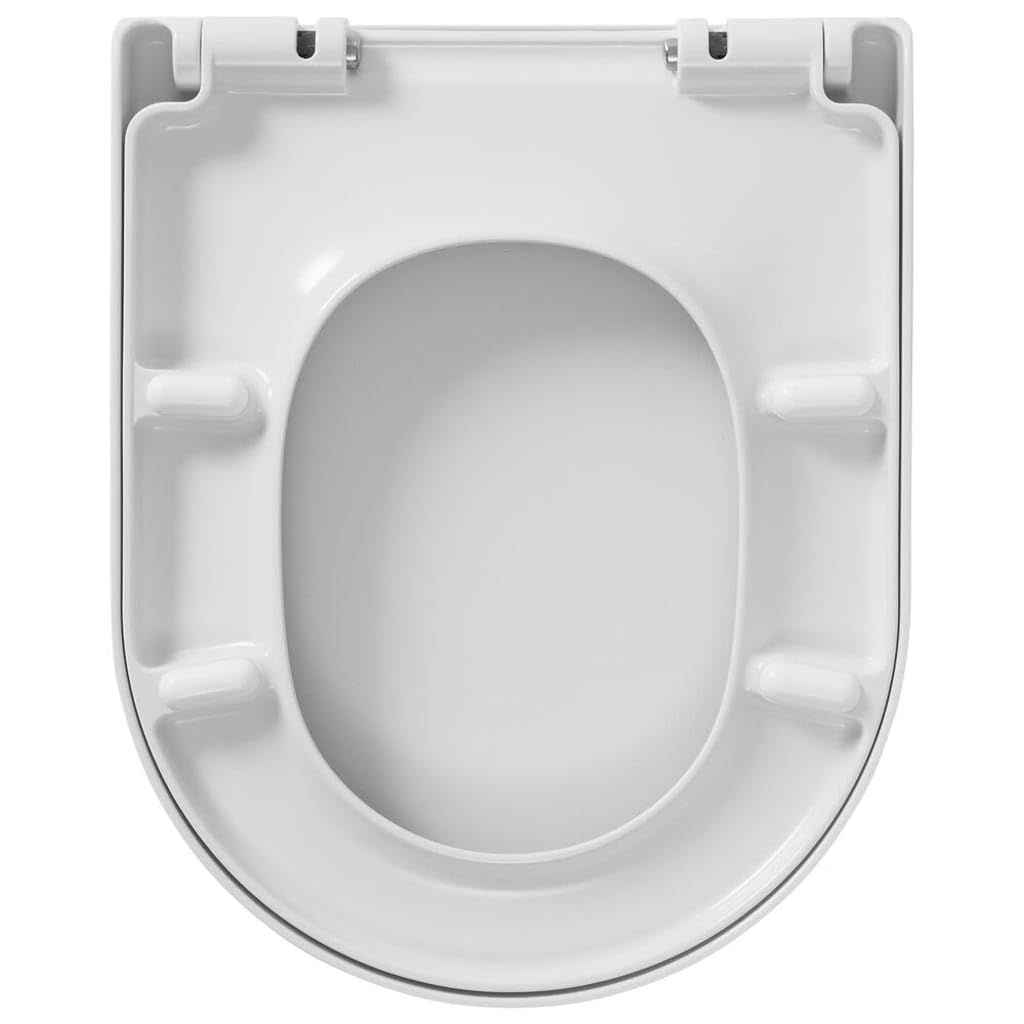 Tiger Memphis Asiento de Inodoro, 45 x 36 x 5.5 cm, Duroplast, Blanco
