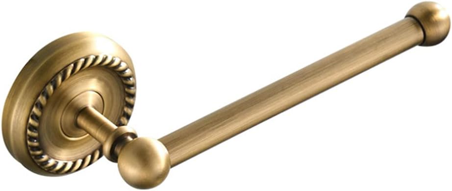 Vintage Style Toilet Roll Holder Bathroom Accessories Solid Brass Tissue Paper Holder Paper Rack Wall Mounted for WC-20x7.1cm