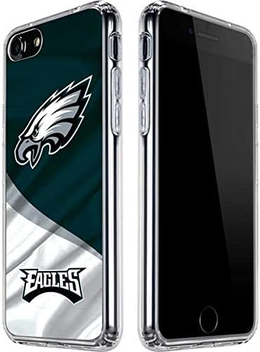 Skinit Clear Phone Case Compatible with iPhone SE (2nd & 3rd Gen) - Officially Licensed NFL Philadelphia Eagles Design