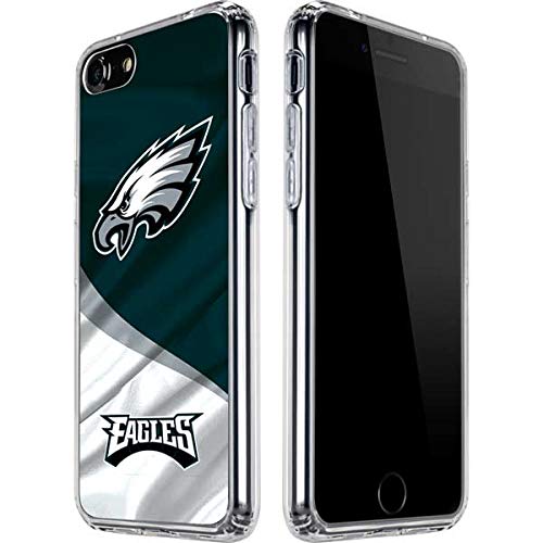 Skinit Clear Phone Case Compatible with iPhone SE (2nd & 3rd Gen) - Officially Licensed NFL Philadelphia Eagles Design