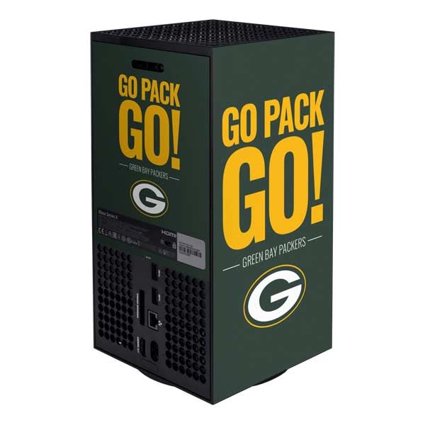 Skinit Decal Gaming Skin Compatible with Xbox Series X Bundle - Officially Licensed NFL Green Bay Packers Team Motto Design