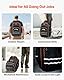 VEVOR Werkzeugrucksack mit Rollen, 50 kg Tragkraft, 72 Taschen, Werkzeugtasche, verstellbarer Teleskopgriff & stabile Basis, Arbeitsrucksack-Organizer für Bau & Mechanik, 450x275x560 mm