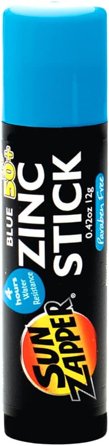 Zinc Stick SPF 50+ - Sun Block Sticks for Face 12g (Blue) Sunscreen Stick - Made in Australia