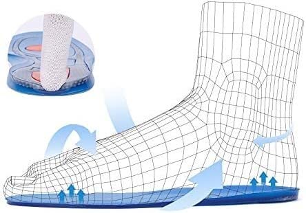 Silicon Gel Insoles Foot Care for Plantar Fasciitis Heel Spur Shoe Insoles Shock Absorption Pads Arch Orthopedic Insoles (Size : 40-42)