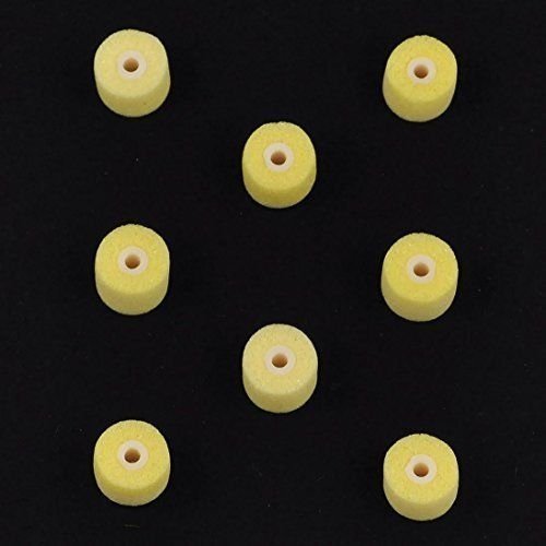 8 Pack - SHURE EAYLF1 Yellow Universal Replacement Foam Ear Tips Sleeves fit SHURE SE110 SE112 SE115 - //coolthings.us