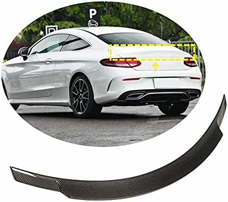 トランクスポイラー合うメルセデスベンツcクラスw5 C5 C43 C63 Amgクーペ15 19カーボンファイバーc180 C0 C250 2ドア自動リアブーツ蓋ネタバレ 倉庫 C400 C300