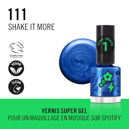 Rimmel NU Super Gel Collection Festival Sounds 111 SHAKE IT MORE 12ML - vue 3
