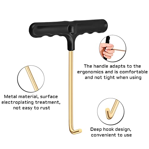 Roeqe 2 Pack Trampoline Spring Pull Tool -Tampoline Parts T-Hook Puller Tool, Trampoline Accessories Spring Pull T-Shape Hook #TOP1