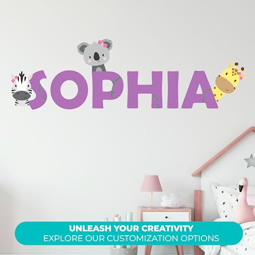Vinilo Decorativo Animales Selva Personalizable EGD miniatura 2