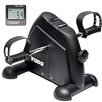 Pedal Exerciser Mini Exercise Bike, Panana Under Desk Bike For Arm Leg Training With Digital Monitor