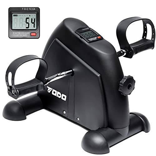 TODO Mini Exercise Bike Pedal Exerciser with LCD Monitor for Leg and Arm Recovery