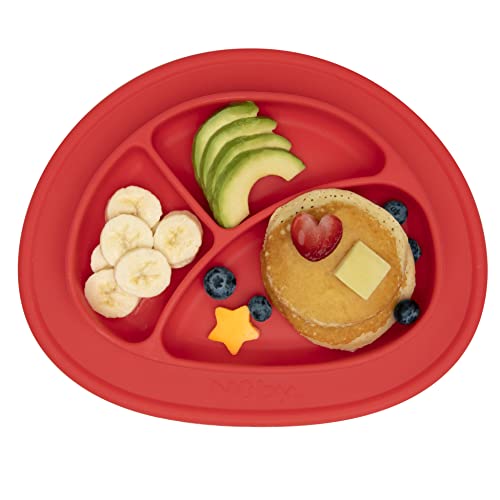 Nuby Silicone Sure Grip Miracle Mat, Fits Most High Chairs, 6 M+, Red by Nuby - Used condition - US$6.82