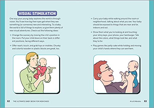 The Ultimate Baby Book For New Dads: 100 Ways To Care For Your Baby In Their First Year #TOP13