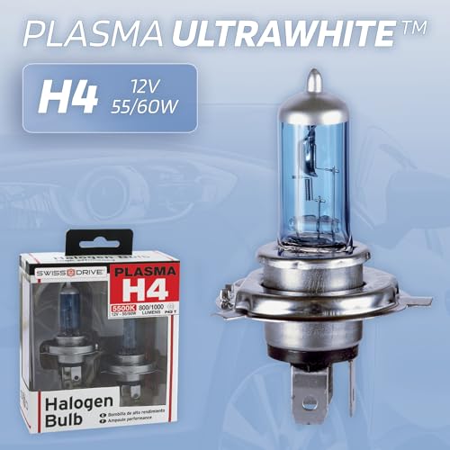 Sumex PLASMH4 Glühbirnen H4 Plasma Ultra White, 2 Stück