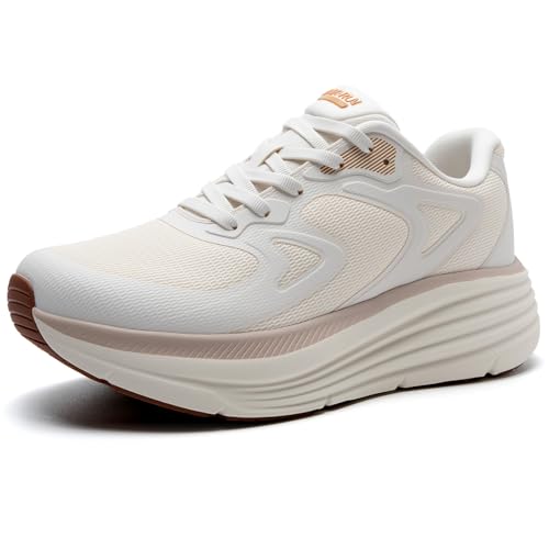 Image of ALEADER Womens Walking Shoes for 12-Hour Work Comfort, Anti-Fatigue Max Cushion Shoes for Standing All Day - Wide Fit for Nurses, Retail