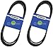 2 Pack Stens 265-146 OEM Replacement Belt Fits Scag 481558