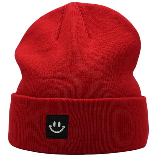 Image of 55cube Unisex Winter Beanie Hats Warm Thick Knit Cuffed Skullcaps