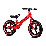 ● Mejor desarrollo temprano: su niño comprenderá rápidamente el concepto de caminar con la bicicleta entre las piernas e inmediatamente sentirá una sensación de logro. También fortalece los músculos para inclinarse, conducir, moverse y caminar. Aquellos que usan una bicicleta de equilibrio / para correr pueden encontrar la transición a una bicicleta de pedales más rápida y fácil. Es el mejor regalo para el día de los niños.