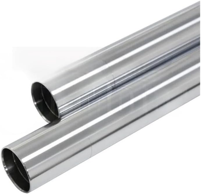 Shocks Dirt Bike Silver/Front Shock Pipes Inner Tubes For VFR400 NC30 1990-1992 Front Brake Suspension 51410-MR8-781 41x553mm