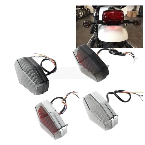 Feu de stop LED moto 12V style Lucas pour remplacer un éclairage faible - 2