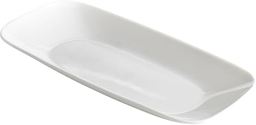 Corelle Bandeja cuadrada redonda de 102in color blanco puro Corelle Bandeja cuadrada redonda de 102in color blanco puro