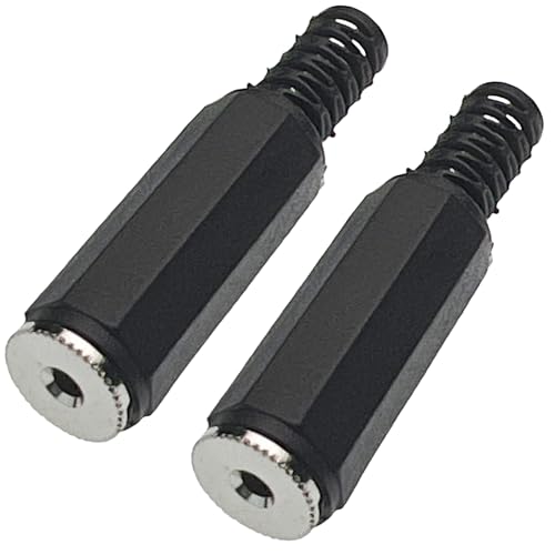 Conector de audio Jack 2.5 mm TRS estéreo, 2 piezas miniatura 2
