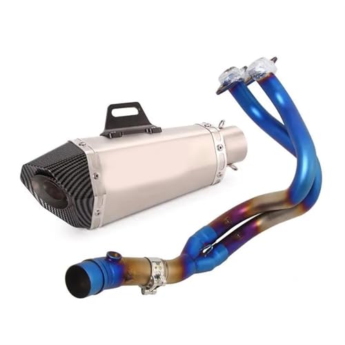 Tubo de escape completo para motocicleta con soldaduras de precisión para Versys 650