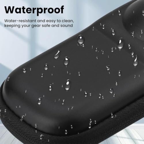Image of Action Pro Carrying Case Compatible with Insta360 X4 /X5 (Fits Original Lens Cap), Hard Shell Portable Storage Bag, Shockproof Travel Protective Case with Carabiner, Black