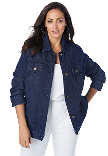 peplum denim jacket plus size