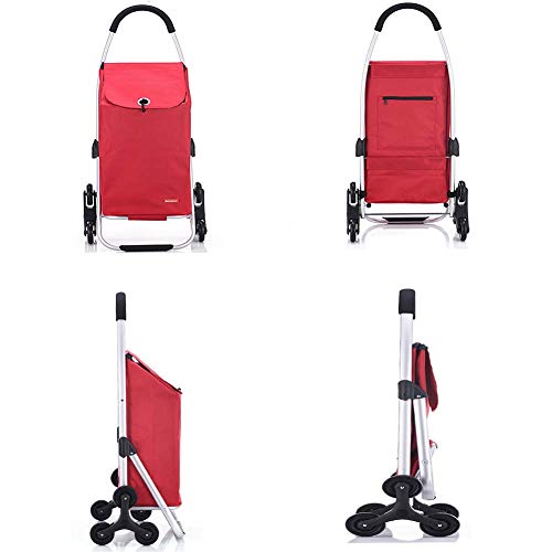 Carretilla portátil multifunción plegable para compras miniatura 5