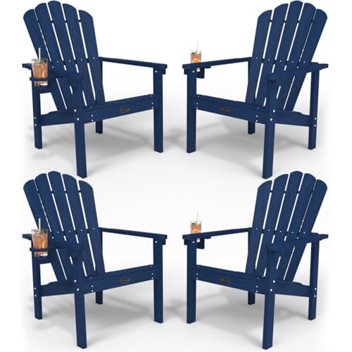THOEOE Stackable Adirondack Chair Set of 4