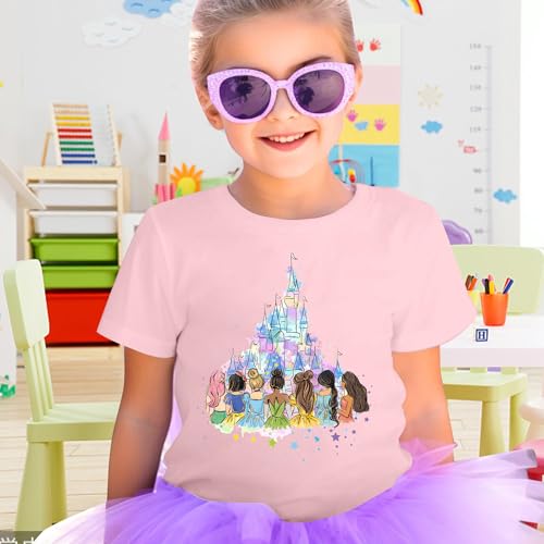 Image of Magical Shirt for Girl: Magic Kingdom Prinecess Tshirt Princess Shirts Youth Girls Cute Family Vacation Trip Tee