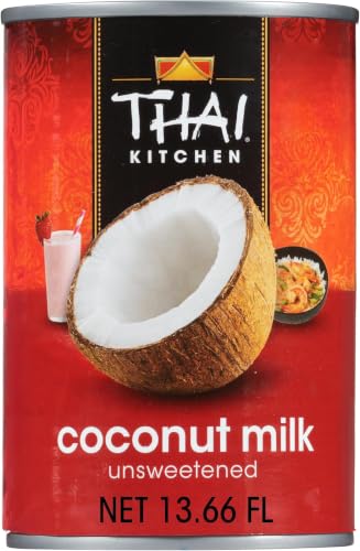Thai Kitchen Coconut Milk, Unsweetened, 13.66 fl oz (Pack of 6)