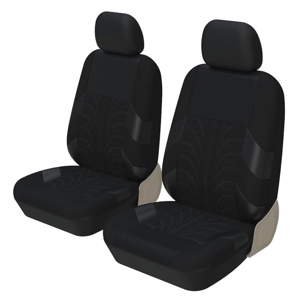 Auto Set Coprisedili per Renault Clio V Life/Zen/Intens/R.S. Line/Business 2019-2024, 5 posti Universale Tessuto Copri Sedile Coprisedile Anteriori Posteriori Traspirante Accessori,A/Black