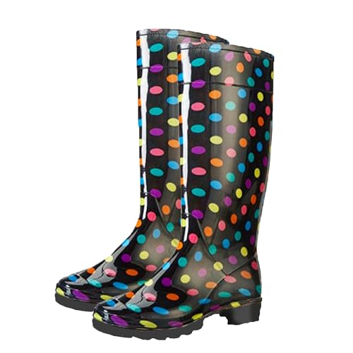 Las señoras para Mujer Botas de Agua Nieve Festival de la Lluvia...