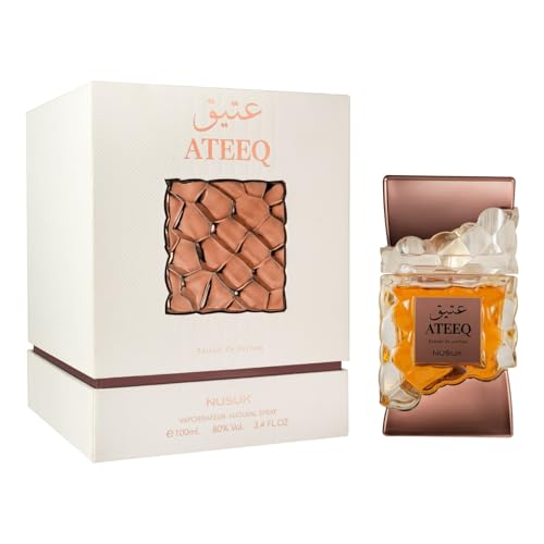 Nusuk Ateeq fragrance for men - 100 ml Long-lasting fragrance extract - Citrus, spice and woody notes - Bold, luxurious perfume for men - Image 3