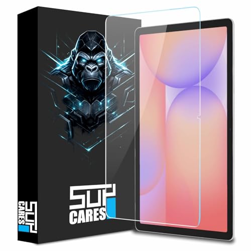Image of SupCares Tempered Glass for Samsung Galaxy Tab S10 Lite (10.9 Inch), Galaxy Tab S11, S10 FE, S9 FE, S7, S8, S9 (11 Inch) With Installation Kit | Military-Grade Gorilla Screen Protector | Edge to Edge Coverage | Transparent