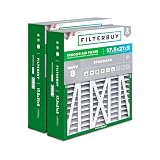 Filterbuy 17.5x21x5 Air Filter MERV 8 Dust & Allergy Defense (2-Pack)