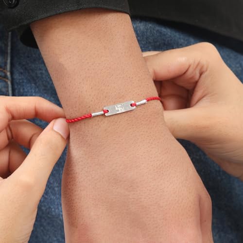 Image of ZAVYA 925 Sterling Silver Swastik Minimal Rhodium Plating Silver Rakhi | Rakhi for Brother- Rakshabandhan | Gift for Men & Boys |1 Year Plating Warranty
