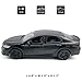 Camry XSE 2022 Model Car 1/36 Scale Diecast Toy Cars Metal Alloy Children’s Die-cast Vehicles, Pull Back Doors Open, Black Rim, Collection for Men, Kids Toys for Boys Gifts, matt Black