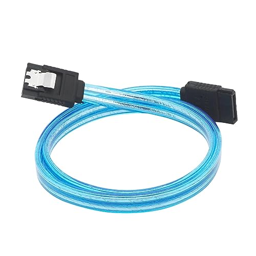 Cable de datos SATA 3.0 III 50 cm 6Gb/s azul claro miniatura 2